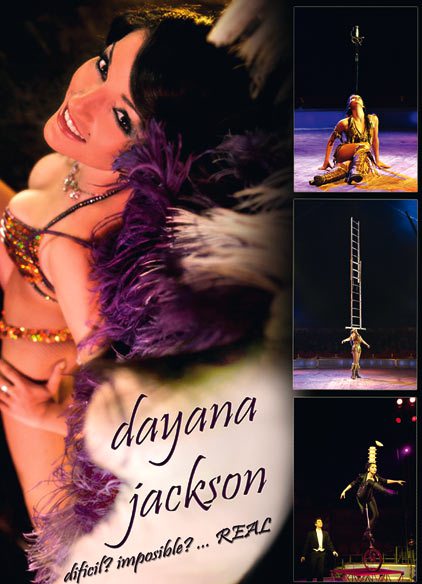 DAYANA JACKSON REINA DEL ESPECTACULO DE ACROBACIA